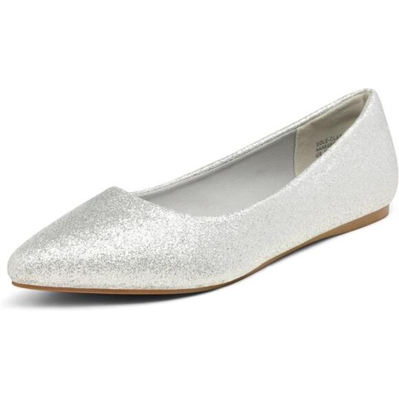 Women's Dress Pointed Toe Flats Ballet Comfort Soft Slip On Casual Flat Shoes - Picture 1 of 6